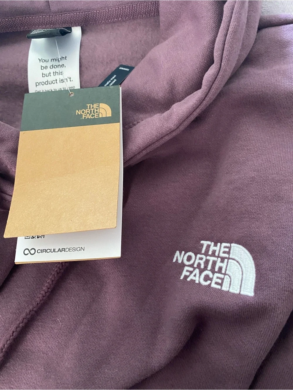 NWT The North Face Men’s Vintage Hoodie - Midnight Mauve XL